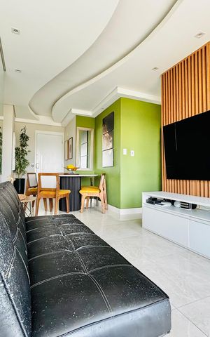 Apartamento à venda com 59m², 2 quartos e 2 vagas Apartamento à venda com 59m², 2 quartos e 2 vagasSala
