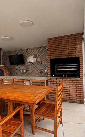 Apartamento à venda com 59m², 2 quartos e 2 vagas Apartamento à venda com 59m², 2 quartos e 2 vagasÁrea comum - Churrasqueira 1