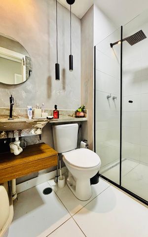 Apartamento à venda com 59m², 2 quartos e 2 vagas Apartamento à venda com 59m², 2 quartos e 2 vagasBanheiro