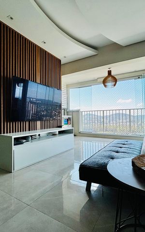 Apartamento à venda com 59m², 2 quartos e 2 vagas Apartamento à venda com 59m², 2 quartos e 2 vagasSala