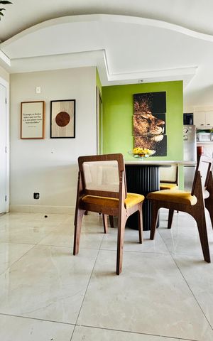 Apartamento à venda com 59m², 2 quartos e 2 vagas Apartamento à venda com 59m², 2 quartos e 2 vagasSala de jantar