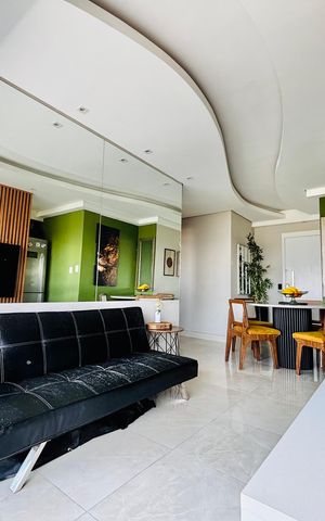 Apartamento à venda com 59m², 2 quartos e 2 vagas Apartamento à venda com 59m², 2 quartos e 2 vagasSala
