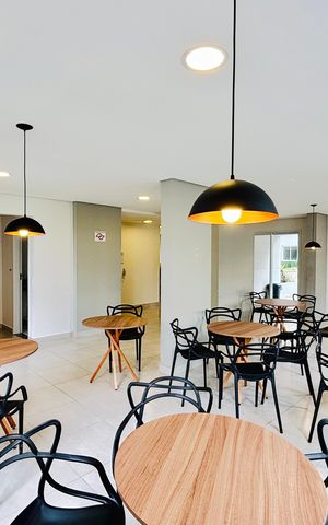 Apartamento para alugar com 42m², 2 quartos e sem vaga Apartamento para alugar com 42m², 2 quartos e sem vagaÁrea comum - Salão de festas