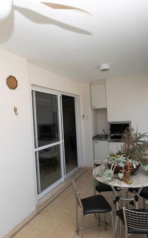 Apartamento à venda com 134m², 3 quartos e 3 vagasVARANDA GOURMET