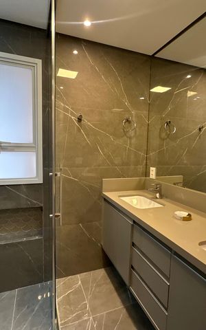Apartamento para alugar com 110m², 3 quartos e 2 vagas Apartamento para alugar com 110m², 3 quartos e 2 vagasBanheiro da Suíte 1