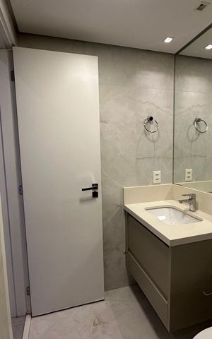 Apartamento para alugar com 110m², 3 quartos e 2 vagas Apartamento para alugar com 110m², 3 quartos e 2 vagasBanheiro Social
