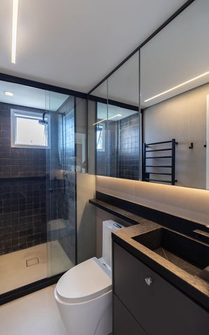 Apartamento à venda com 41m², 2 quartos e 1 vaga Apartamento à venda com 41m², 2 quartos e 1 vagaBanheiro