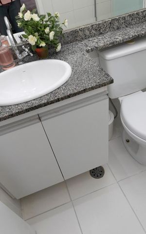 Apartamento para alugar com 66m², 2 quartos e 2 vagasBANHEIRO QUARTO Nº 2 - SUITE