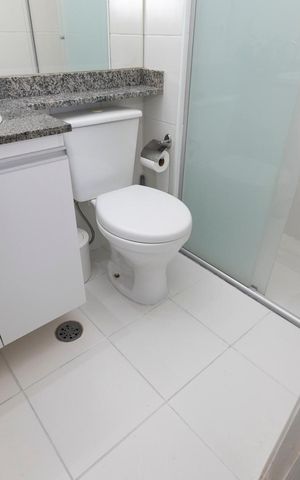 Apartamento para alugar com 66m², 2 quartos e 2 vagasBANHEIRO QUARTO Nº 2 - SUITE