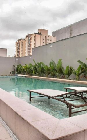 Apartamento para alugar com 33m², 1 quarto e sem vaga Apartamento para alugar com 33m², 1 quarto e sem vagaÁrea comum - Piscina