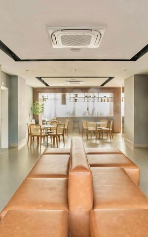 Apartamento para alugar com 33m², 1 quarto e sem vaga Apartamento para alugar com 33m², 1 quarto e sem vagaÁrea comum - Salão de festas