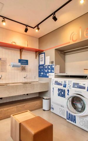 Apartamento para alugar com 33m², 1 quarto e sem vaga Apartamento para alugar com 33m², 1 quarto e sem vagaÁrea comum - Lavanderia