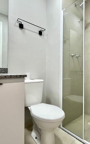 Apartamento para alugar com 33m², 1 quarto e sem vaga Apartamento para alugar com 33m², 1 quarto e sem vagaBanheiro