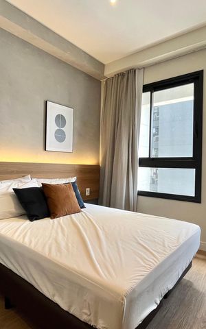 Studio para alugar com 22m², 1 quarto e sem vagaSala/Quarto