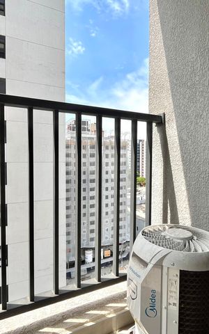 Studio para alugar com 22m², 1 quarto e sem vagaVaranda