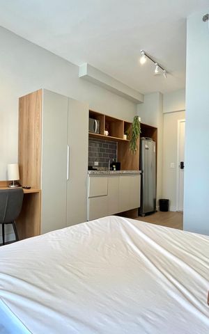 Studio para alugar com 22m², 1 quarto e sem vagaSala/Quarto