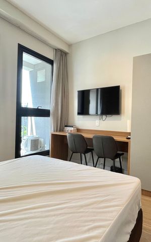 Studio para alugar com 22m², 1 quarto e sem vagaSala/Quarto