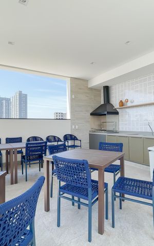 Apartamento para alugar com 39m², 2 quartos e 1 vaga Apartamento para alugar com 39m², 2 quartos e 1 vagaÁrea comum - Churrasqueira