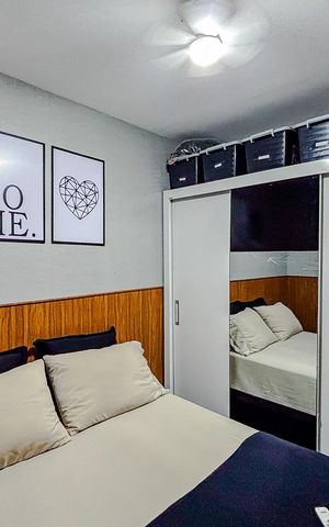 Apartamento à venda com 35m², 1 quarto e sem vagaQuarto