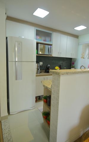Apartamento à venda com 65m², 2 quartos e 1 vagaCozinha 