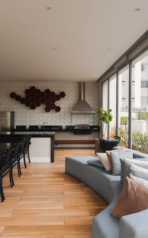 Apartamento à venda com 84m², 2 quartos e 2 vagasChurrasqueira