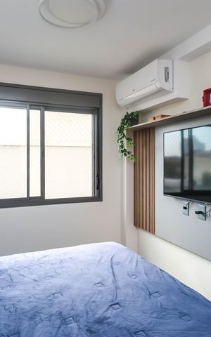 Apartamento à venda com 84m², 2 quartos e 2 vagasQuarto 2 - Suíte