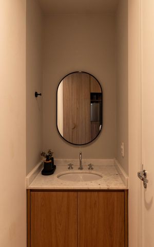 Studio para alugar com 26m², 1 quarto e sem vaga Studio para alugar com 26m², 1 quarto e sem vagaBanheiro