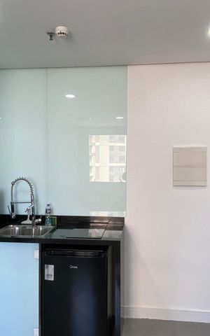 Studio para alugar com 33m², 1 quarto e 1 vaga Studio para alugar com 33m², 1 quarto e 1 vagaCozinha
