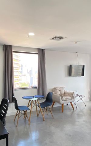 Studio para alugar com 33m², 1 quarto e 1 vaga