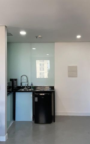 Studio para alugar com 33m², 1 quarto e 1 vaga Studio para alugar com 33m², 1 quarto e 1 vagaCozinha