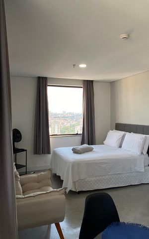 Studio para alugar com 33m², 1 quarto e 1 vaga Studio para alugar com 33m², 1 quarto e 1 vagaSala - Quarto