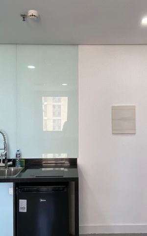 Studio para alugar com 33m², 1 quarto e 1 vaga Studio para alugar com 33m², 1 quarto e 1 vagaCozinha
