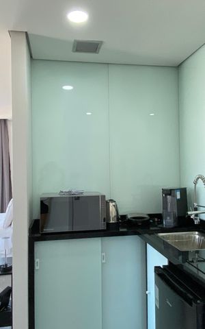 Studio para alugar com 33m², 1 quarto e 1 vaga Studio para alugar com 33m², 1 quarto e 1 vagaCozinha