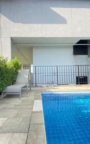 Studio para alugar com 33m², 1 quarto e 1 vaga Studio para alugar com 33m², 1 quarto e 1 vagaÁrea comum - Piscina