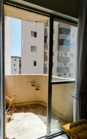 Apartamento para alugar com 58m², 2 quartos e 1 vagaVaranda da Sala