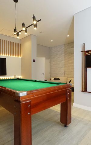 Apartamento para alugar com 40m², 1 quarto e sem vagaSalão de jogos