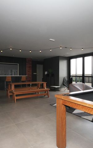 Studio para alugar com 25m², 1 quarto e sem vagaSalão de Festas
