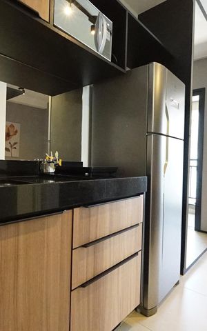 Studio para alugar com 25m², 1 quarto e sem vagaCozinha