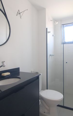 Apartamento para alugar com 35m², 1 quarto e 1 vagaBanheiro