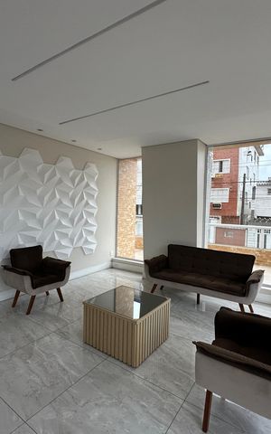 Apartamento para alugar com 105m², 2 quartos e 2 vagas Apartamento para alugar com 105m², 2 quartos e 2 vagasHall social