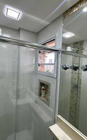 Apartamento para alugar com 105m², 2 quartos e 2 vagas Apartamento para alugar com 105m², 2 quartos e 2 vagasBanheiro da Suíte 2