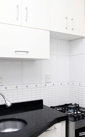 Studio para alugar com 48m², 1 quarto e sem vagaCozinha + Área de Serviço 