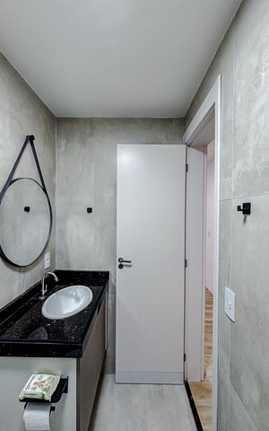 Apartamento para alugar com 83m², 2 quartos e 1 vagaBanheiro