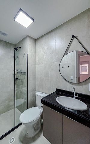 Apartamento para alugar com 83m², 2 quartos e 1 vagaBanheiro