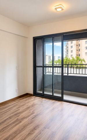 Studio para alugar com 25m², 1 quarto e sem vaga Studio para alugar com 25m², 1 quarto e sem vagaDormitório