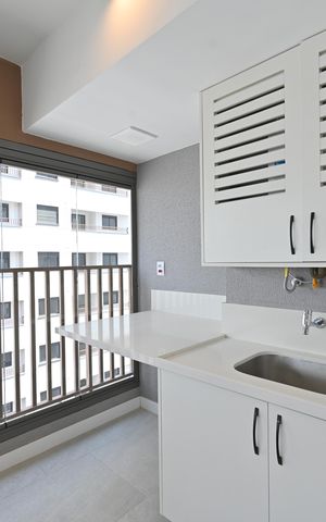 Apartamento para alugar com 77m², 2 quartos e 1 vagaLavanderia