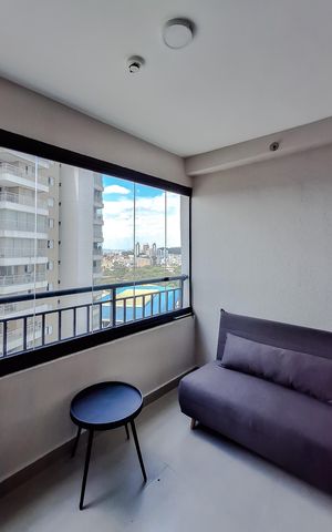 Studio para alugar com 26m², 1 quarto e sem vaga Studio para alugar com 26m², 1 quarto e sem vagaVaranda do Studio