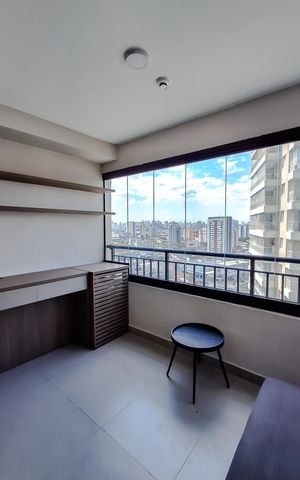 Studio para alugar com 26m², 1 quarto e sem vaga Studio para alugar com 26m², 1 quarto e sem vagaVaranda do Studio