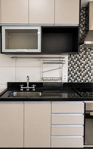 Apartamento à venda com 38m², 1 quarto e 1 vagaCozinha