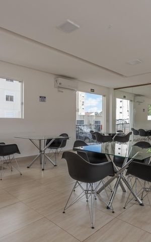 Apartamento para alugar com 44m², 1 quarto e 1 vaga Apartamento para alugar com 44m², 1 quarto e 1 vagaÁrea comum - Salão de festas